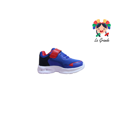 3153 BF Araña LUX-10 Rey Rojo Tenis Casual con Luz Led para Niño