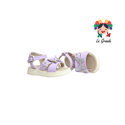 128 EMY LADY Lavanda Cabra Sandalia para Bebé