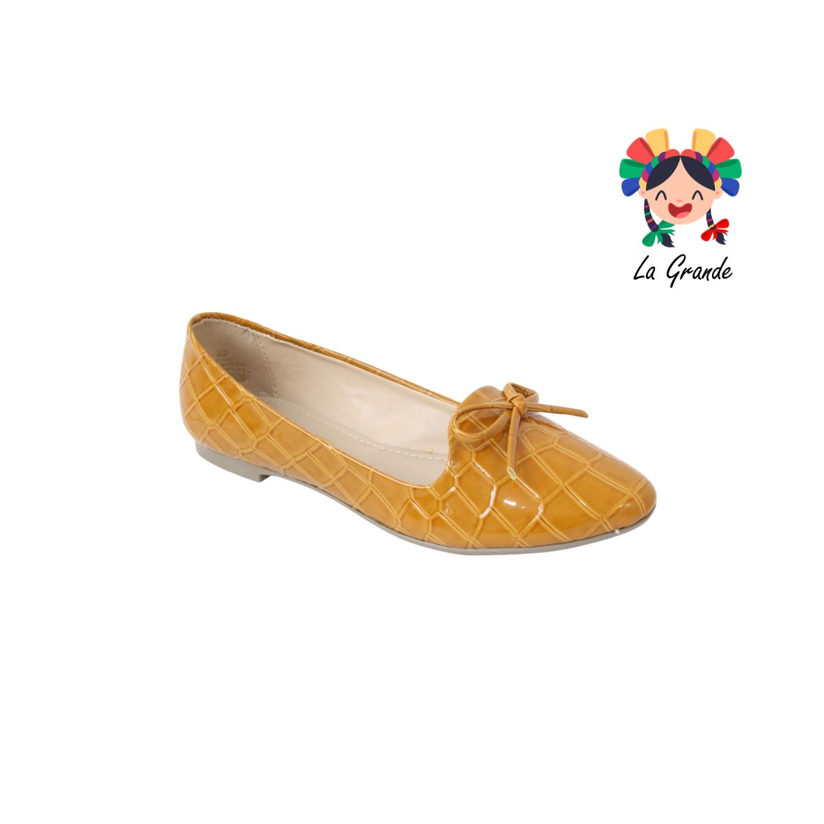 5000 ROJO CEREZA lagarto armañac zapato tipo balerina para dama