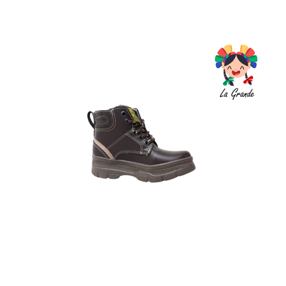 5001 ANDRE LOV Chocolate Sintético Bota para Bebé, Niña y Niño
