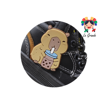 5001 ANDRE LOV Negro Sintético Bota para Bebé, Niña y Niño