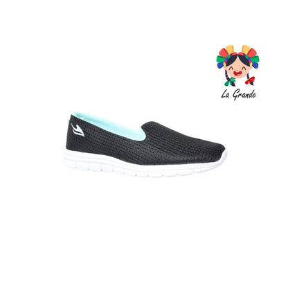 500 SKR Negro Menta Textil Tenis tipo Mocasín para Dama