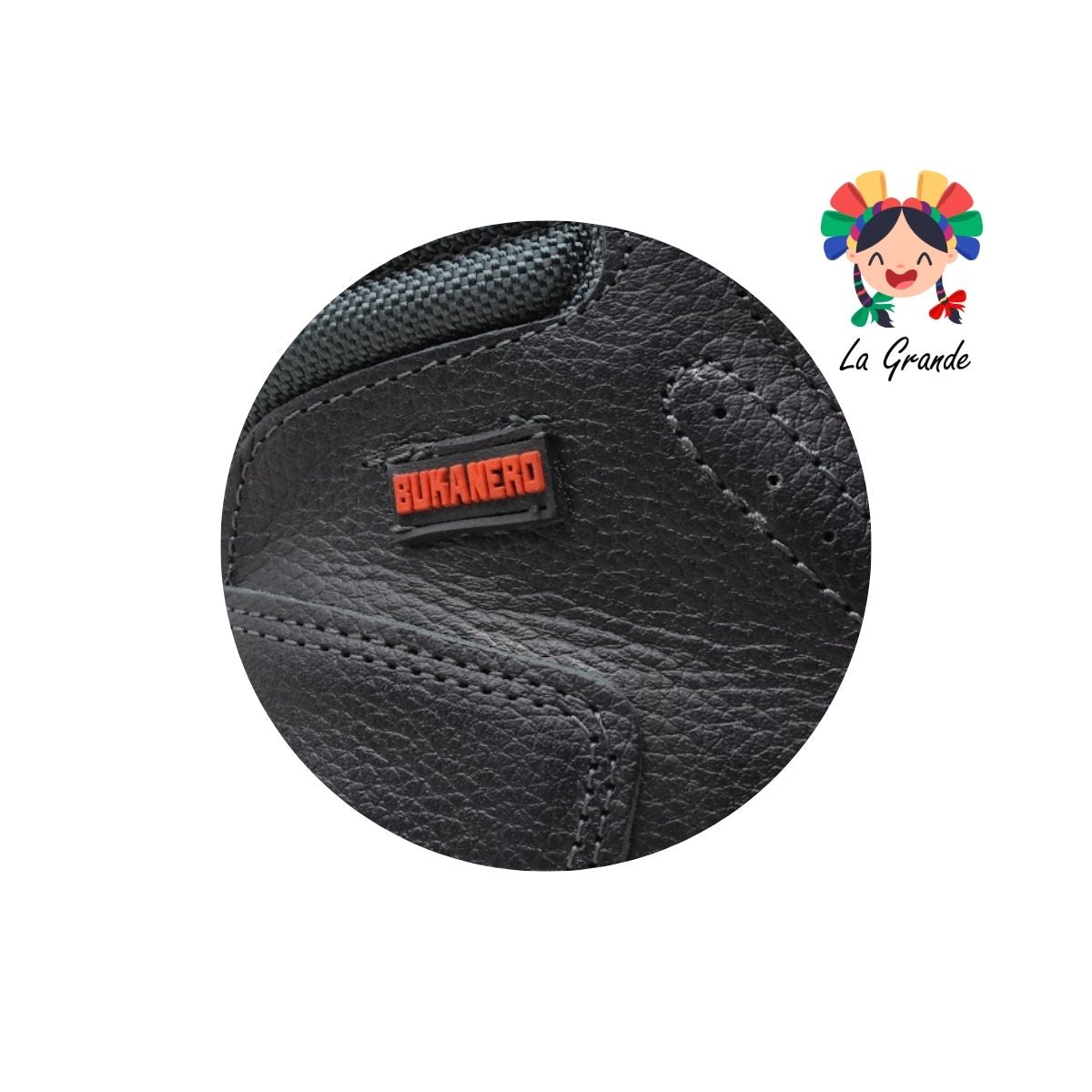 5010 BUKANERO Negro Flother Bota de Montaña para Caballero