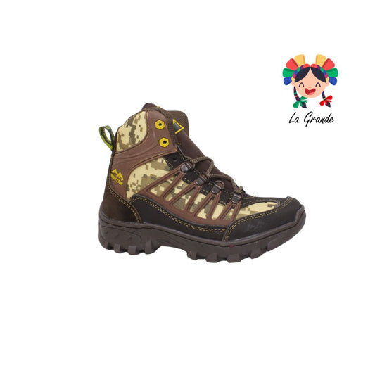 5010 CROSS-X Café Nobuck Pixeles bota Casual bota para Joven