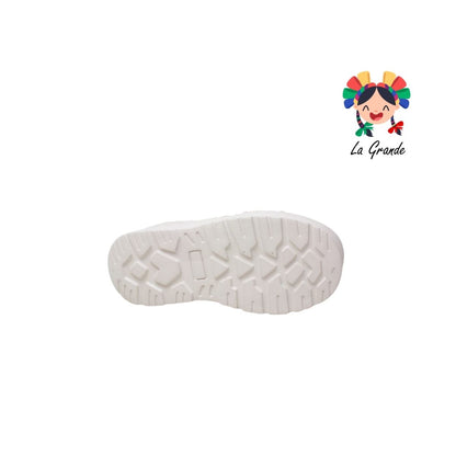 5013 H-GROSS Rosa Romance Bge Bota Alta con Botones para Niña