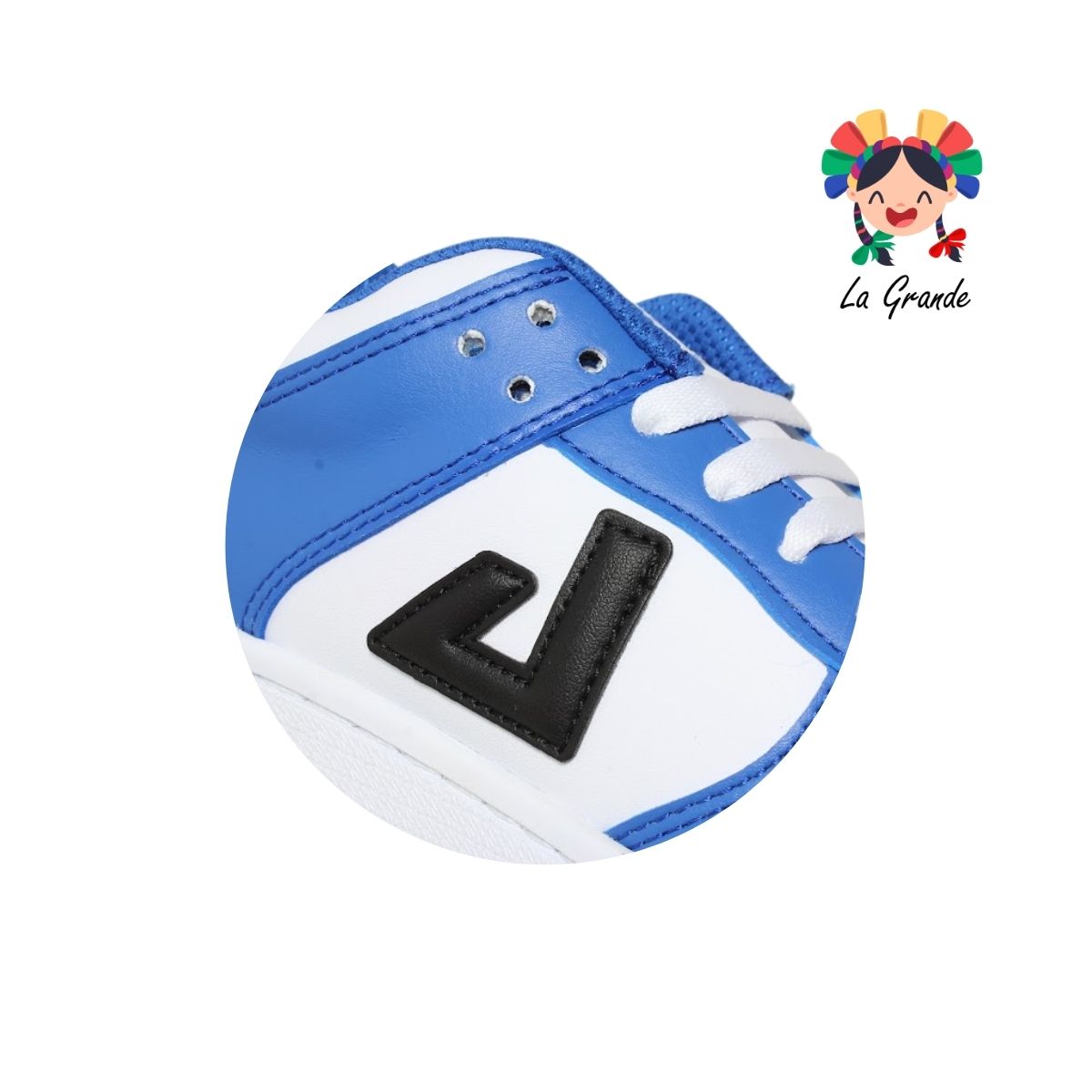 5016 APOORT Blanco Rey Piel Tenis Casual para Joven y Caballero