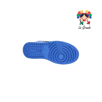 5016 APOORT Blanco Rey Piel Tenis Casual para Joven y Caballero