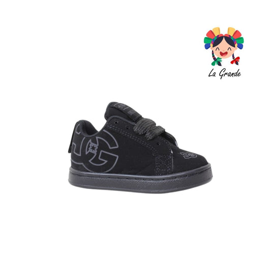 501 EL TRES Negro Negro Tenis Casual para Niña y Niño