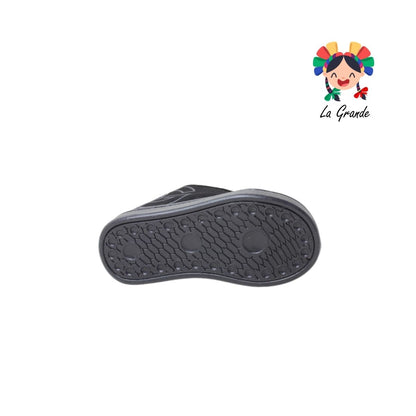 501 EL TRES Negro Negro Tenis Casual para Niña y Niño