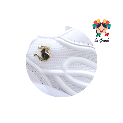 5032 SHADOW Blanco Napa Tenis Casual para Dama