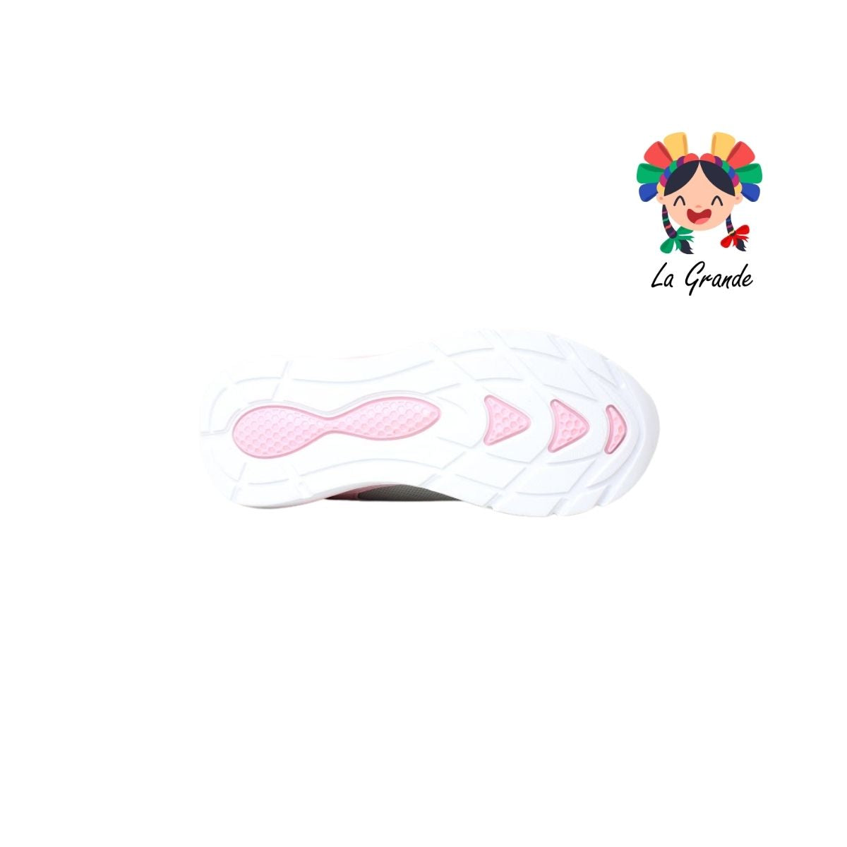 503 SPEIS10 Gris Rosa Tenis Deportivo para Dama
