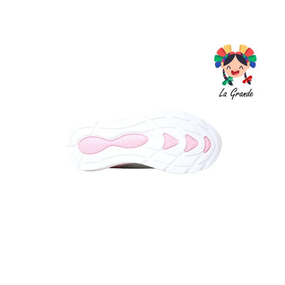 503 SPEIS10 Gris Rosa Tenis Deportivo para Dama