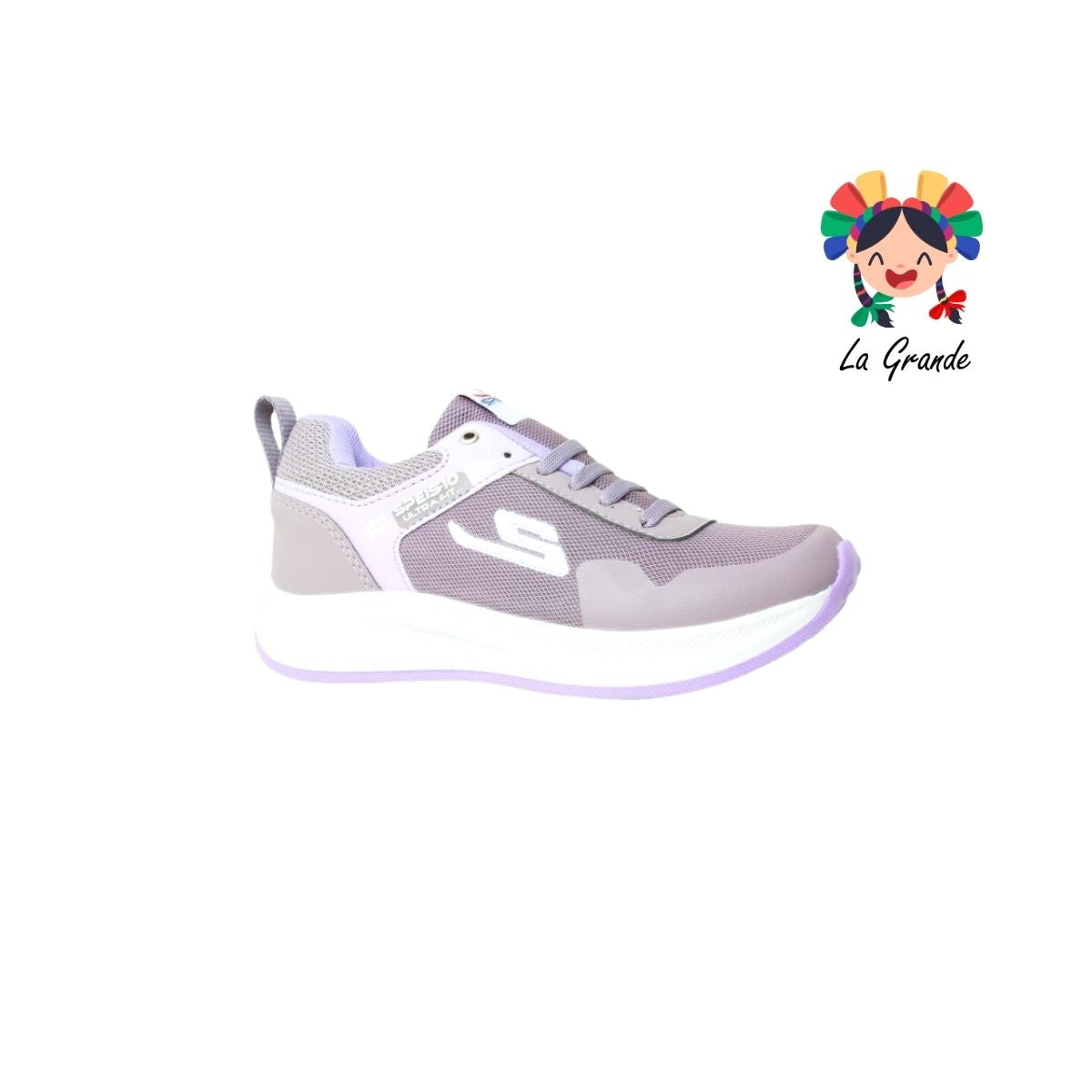 503 SPEIS10 Púrpura Lila Tenis Deportivo para Dama