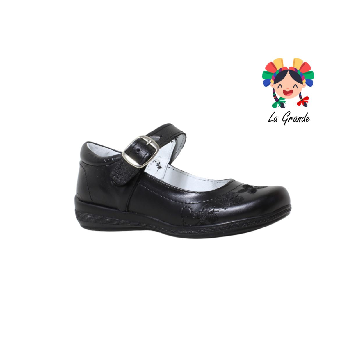 504 LUPITAS Negro Zapato Escolar para Niña y Dama