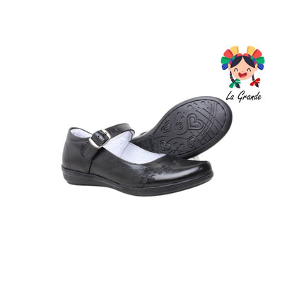 504 LUPITAS Negro Zapato Escolar para Niña y Dama