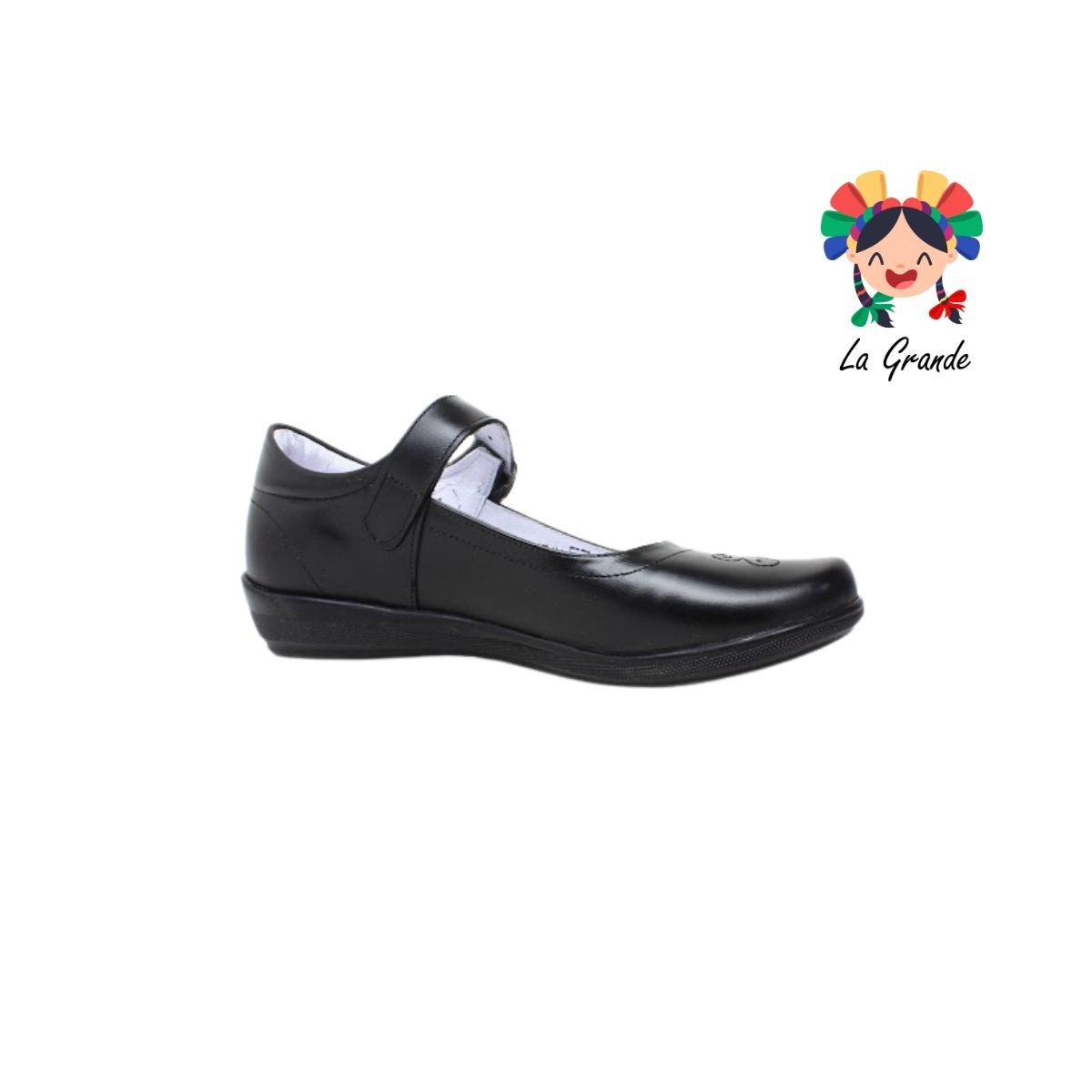 504 LUPITAS Negro Zapato Escolar para Niña y Dama