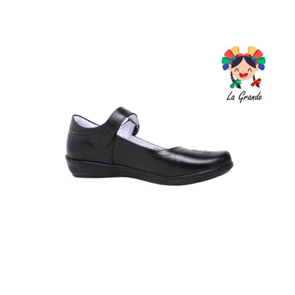 504 LUPITAS Negro Zapato Escolar para Niña y Dama
