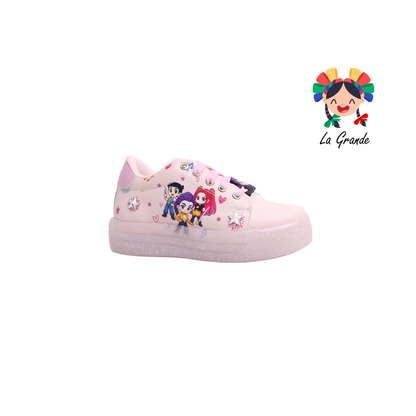 TL506 DANIELS Petalo Tenis Casual con Luces para Niña