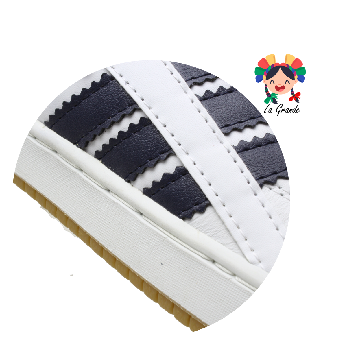 507 HALCON Blanco Marino Sint Tenis Causal para Dama,Joven y Caballero