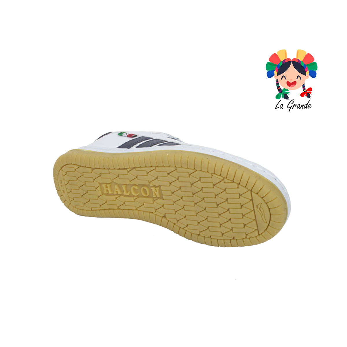 507 HALCON Blanco Marino Sint Tenis Causal para Dama,Joven y Caballero