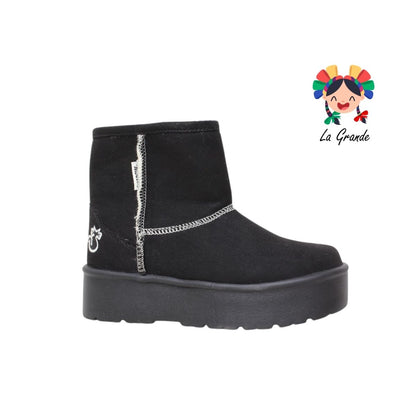 508 SHADOW Negro Durazno Bota para Dama