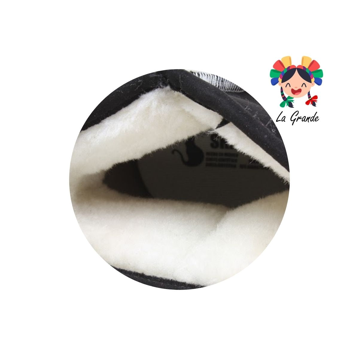 508 SHADOW Negro Durazno Bota para Dama