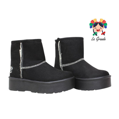 508 SHADOW Negro Durazno Bota para Dama
