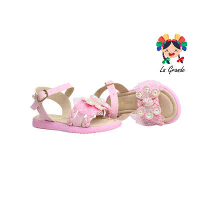 509 KARLY LOVE Rosa Cabra Sandalia Casual para Niña
