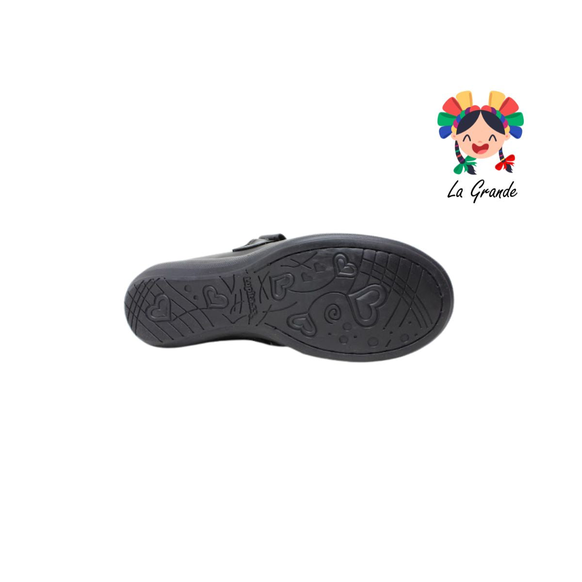 511 LUPITAS Negro Piel Zapato Escolar para Niña y Dama