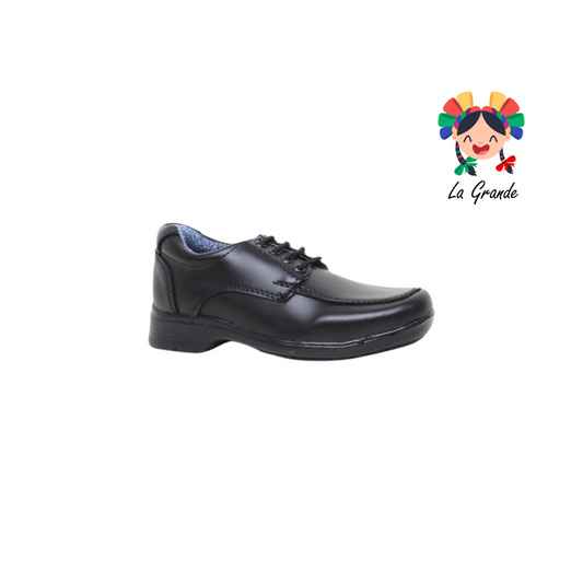 512 ZITRO Negro Sint zapato Escolar para Niño y Caballero