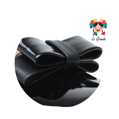 512 MARI ROSS Negro Cabra Charol Zapato Casual para Dama
