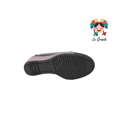 512 MARI ROSS Negro Cabra Charol Zapato Casual para Dama
