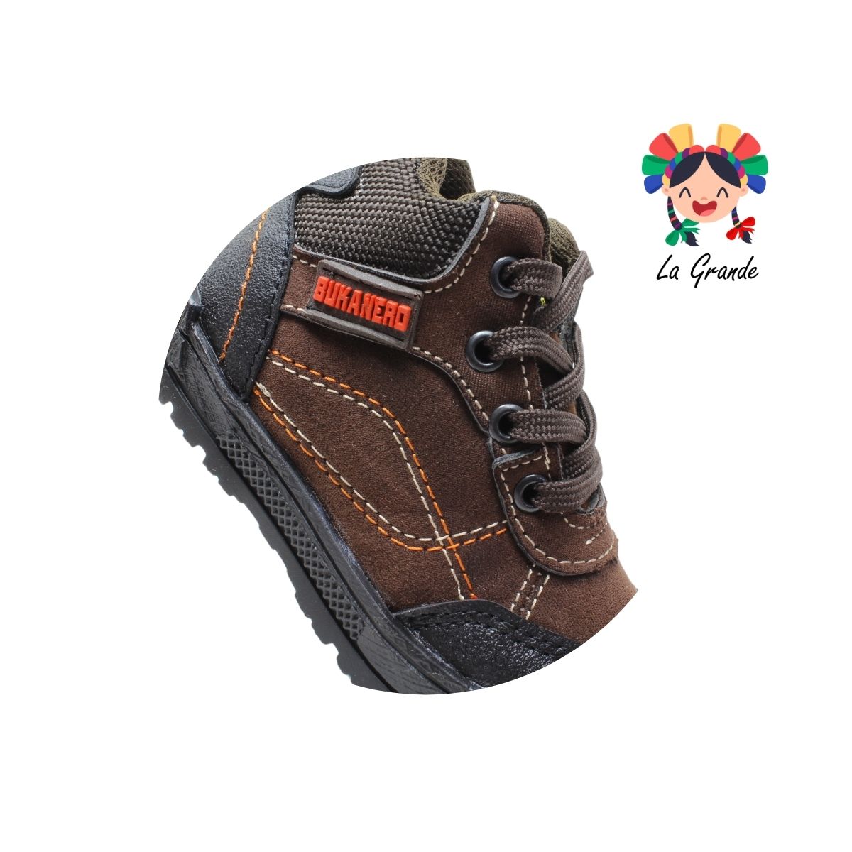 5152 BUKANERO Café Durazno Bota de Montaña para Bebé