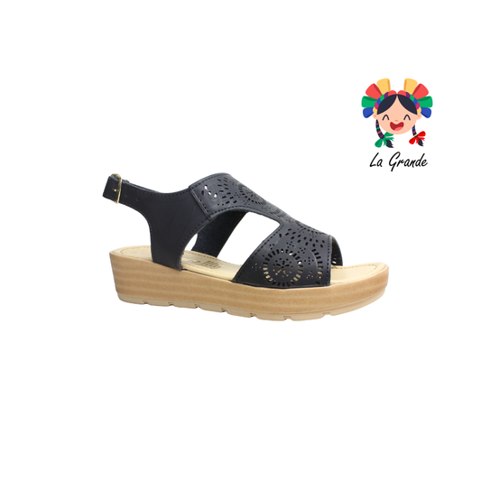 517 LADY MARY Negro Sandalia para Dama