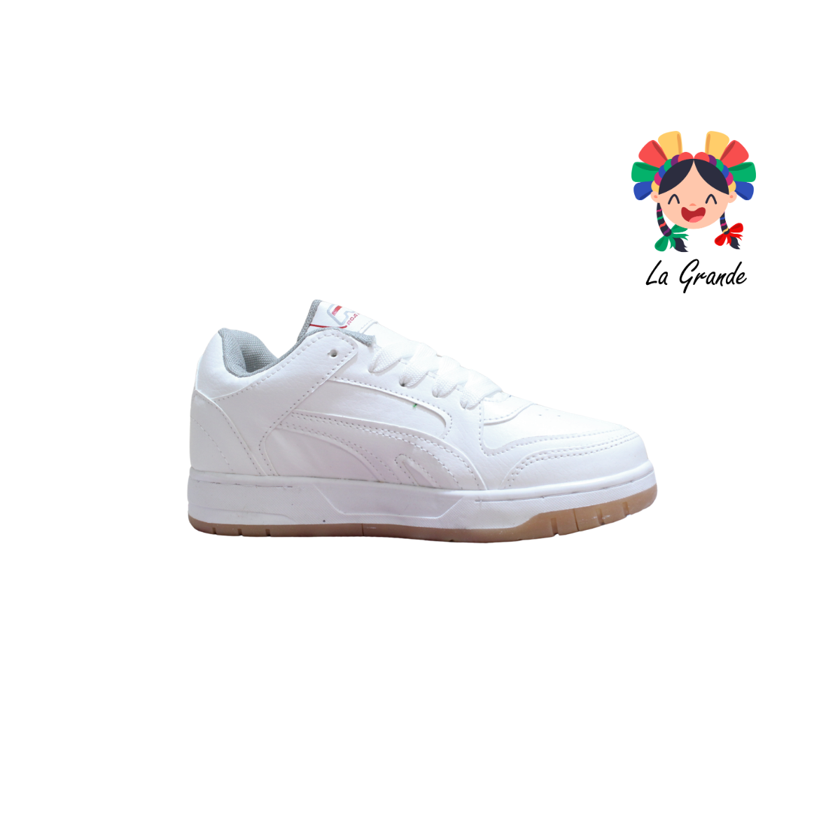 940 ROJO ARANDANO Blanco Gris Tenis Casual para Dama y Joven