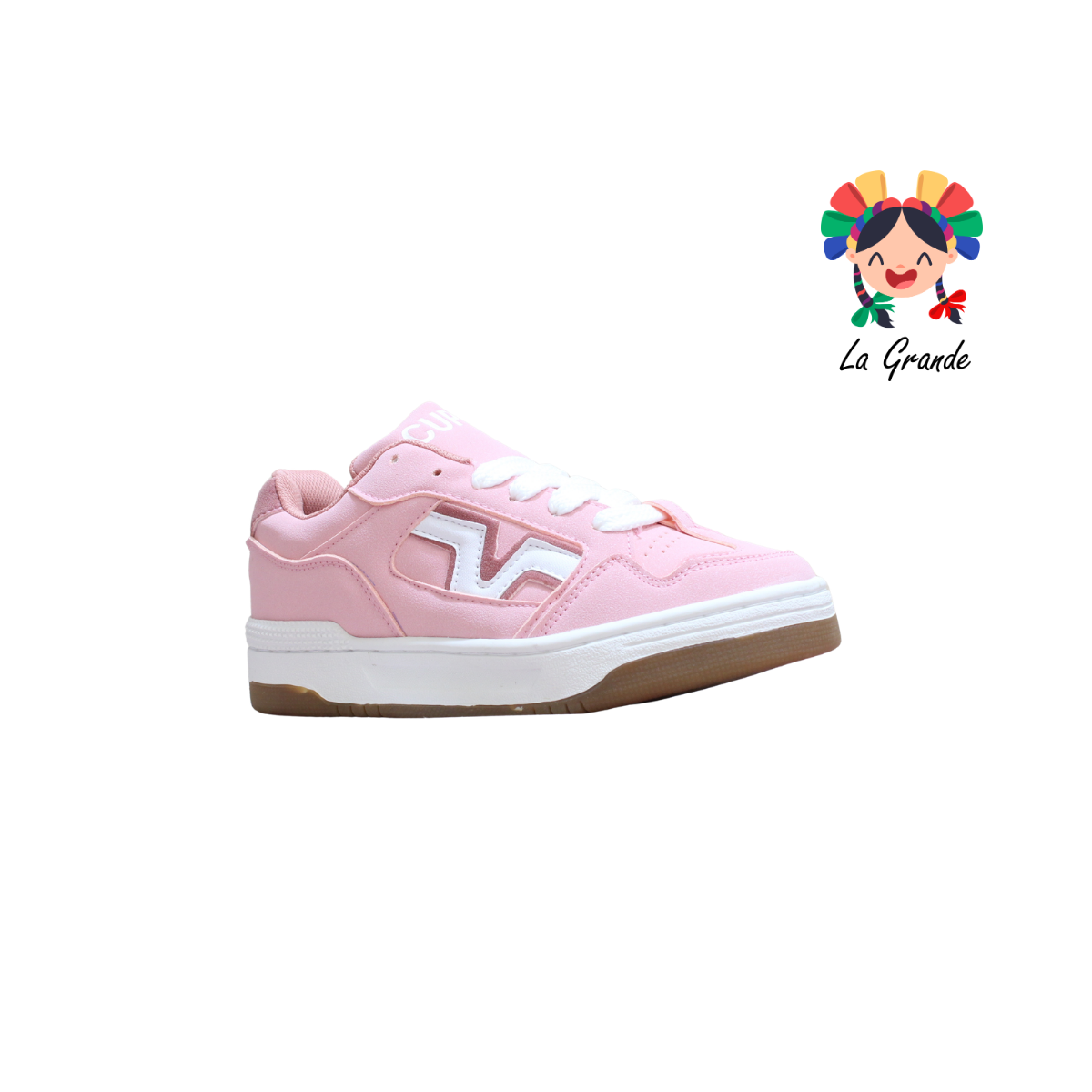 1893 CUPRA Rosa Rosa Bco Tenis Casual para Dama