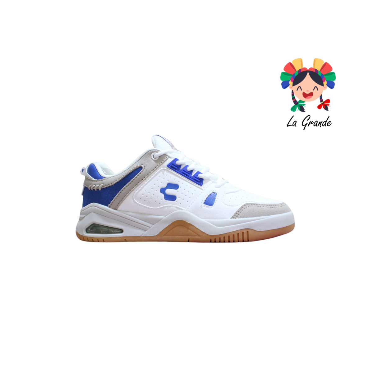 1086478 CHARLY Blanco Azul Casual para Caballero