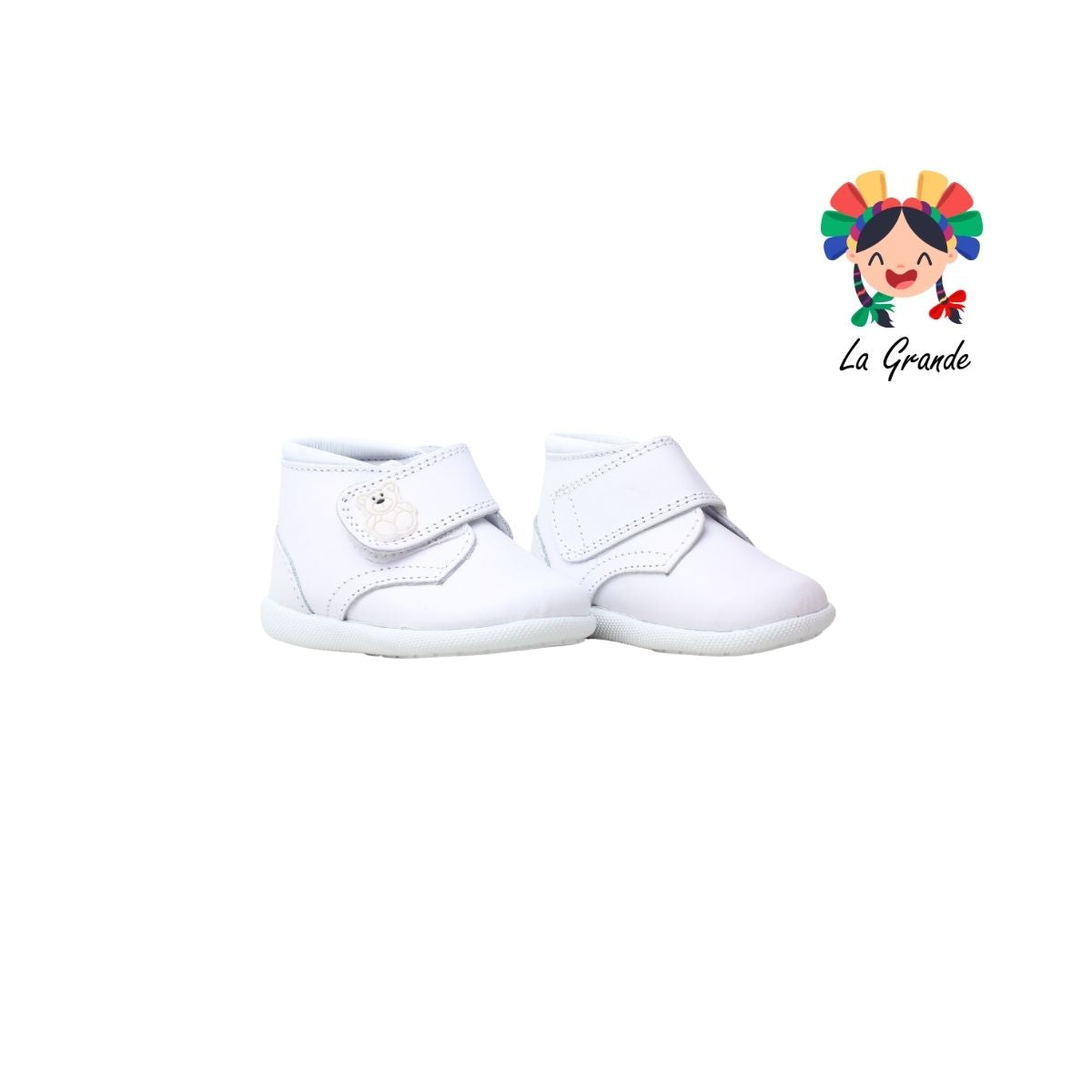 530 KARIÑITOS Blanco Piel Zapato Casual para Bebé