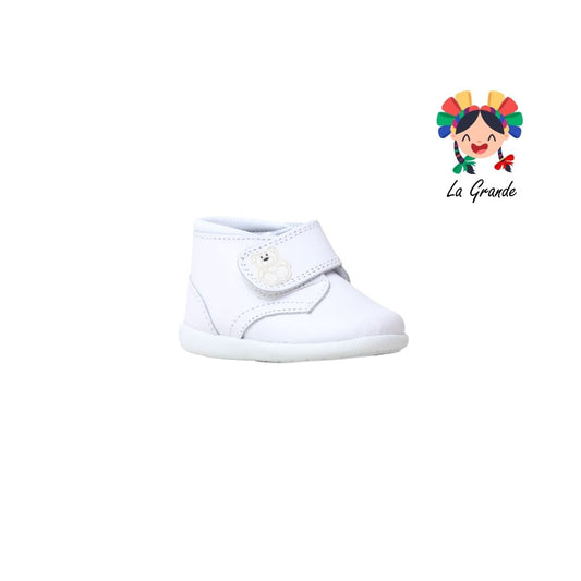 530 KARIÑITOS Blanco Piel Zapato Casual para Bebé