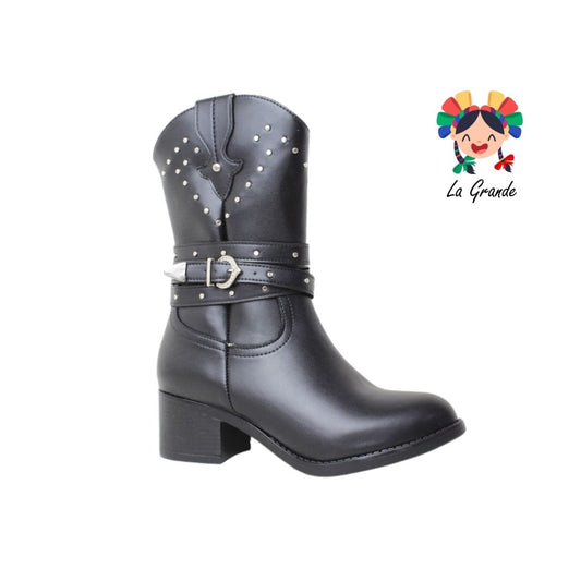 531 INSTINTOS Negro Bota Casual para Dama