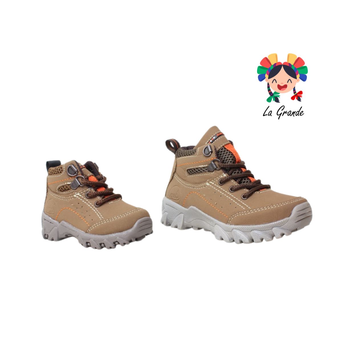 537 MINI BOYS Camel Naranja Sint Bota de Montaña para Bebé y Niño