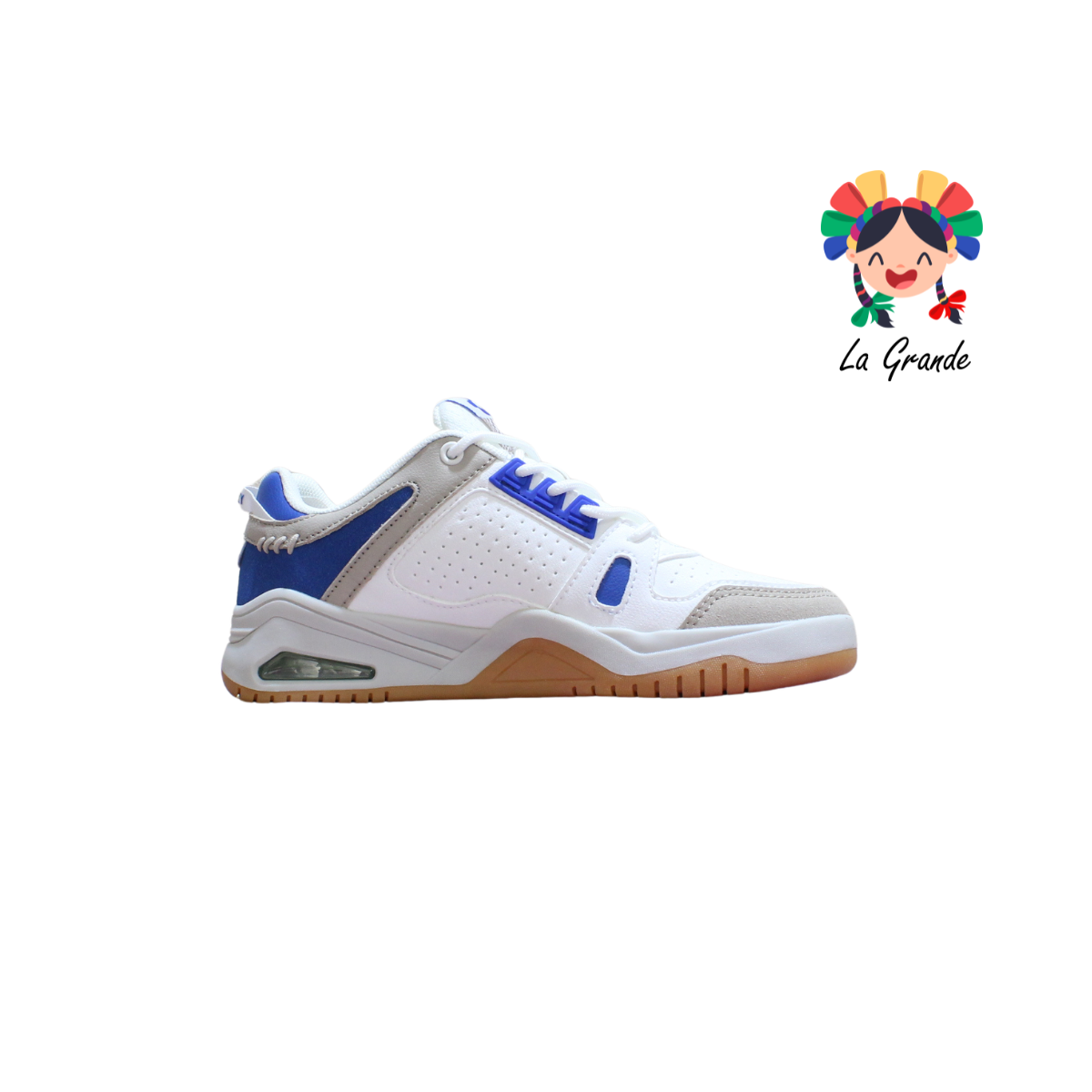 1086478 CHARLY Blanco Azul Casual para Caballero