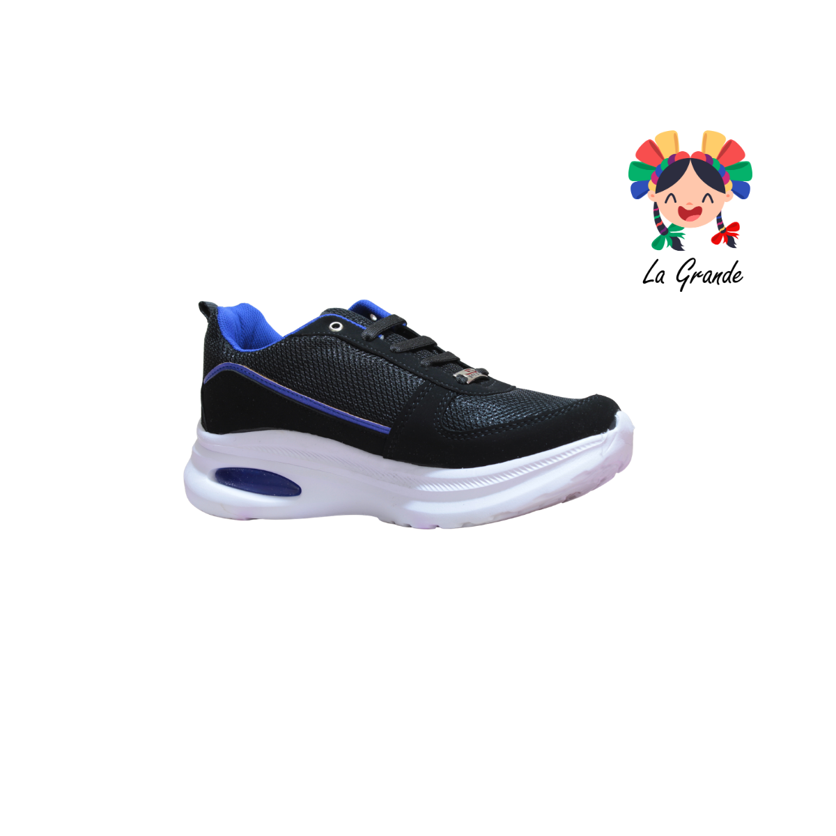 860 SPEIS10 Negro Rey Tenis Deportivo con Válvula para Dama y Joven