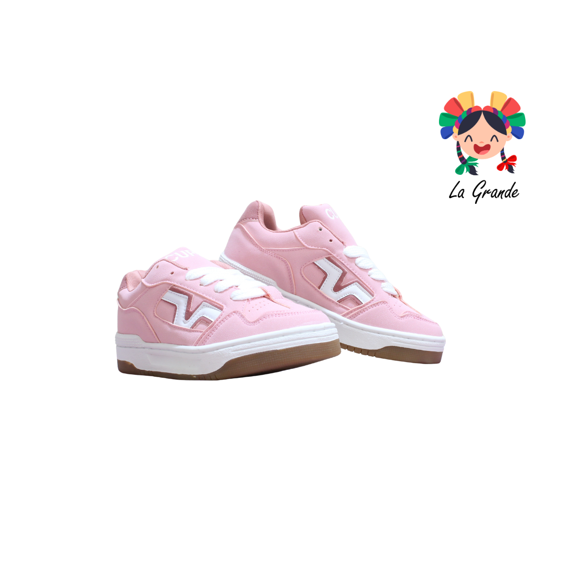 1893 CUPRA Rosa Rosa Bco Tenis Casual para Dama