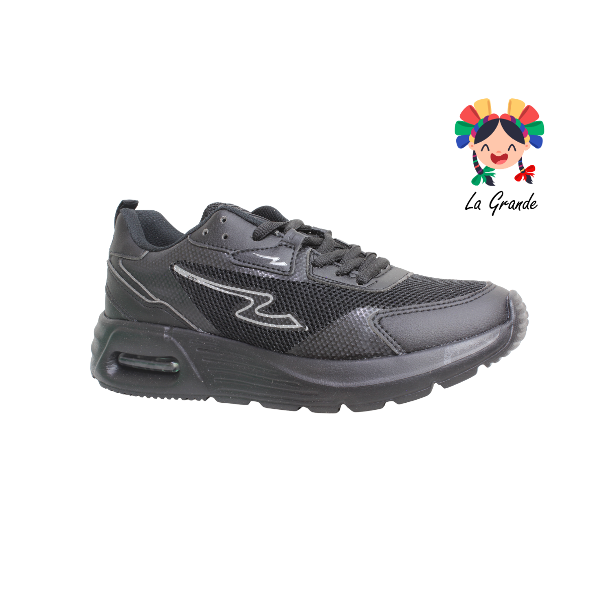 542 UNION Negro Oxford Tenis Deportivo con Válvula para Caballero