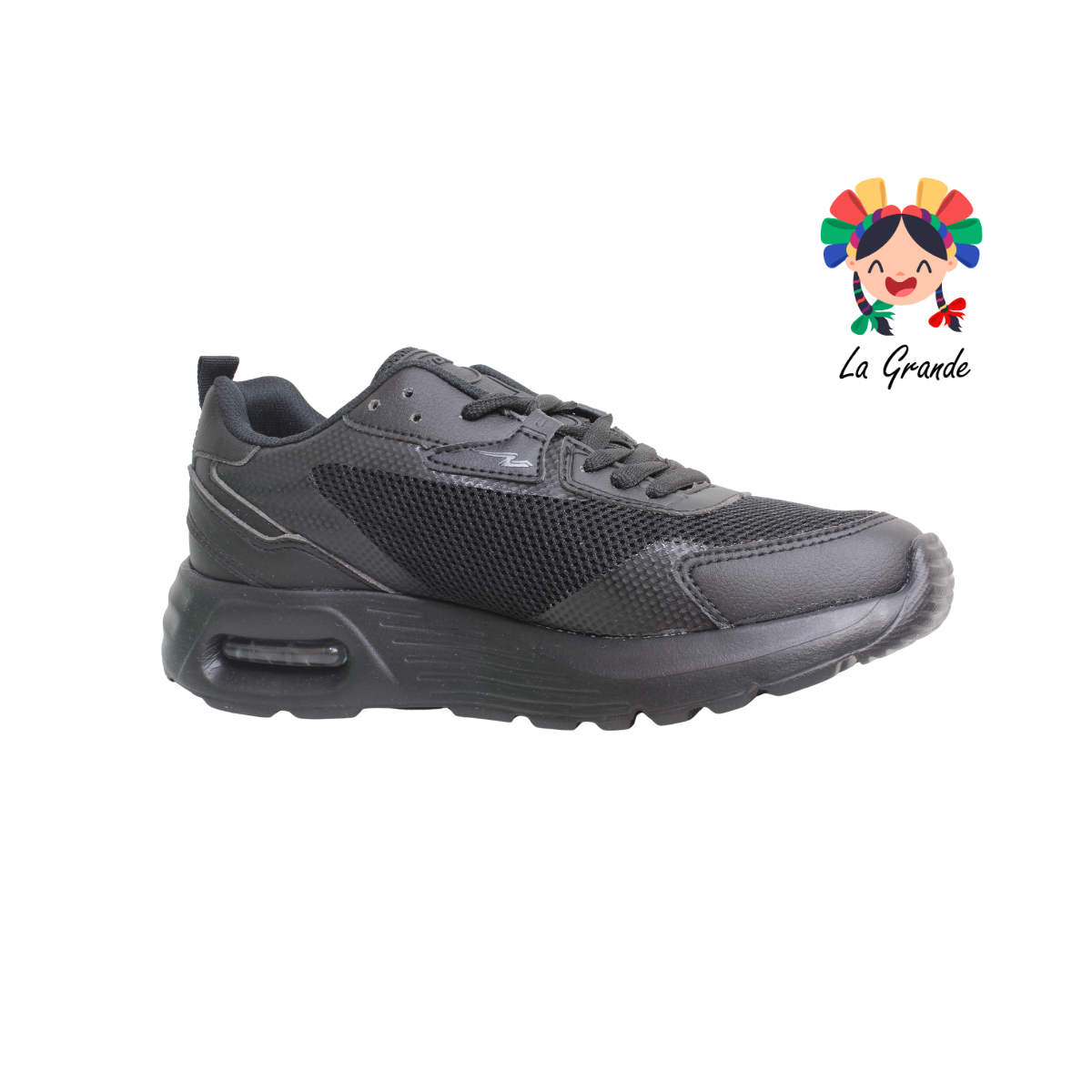 542 UNION Negro Oxford Tenis Deportivo con Válvula para Caballero