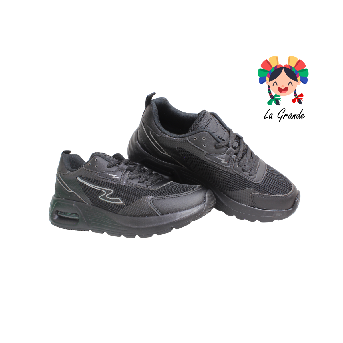 542 UNION Negro Oxford Tenis Deportivo con Válvula para Caballero