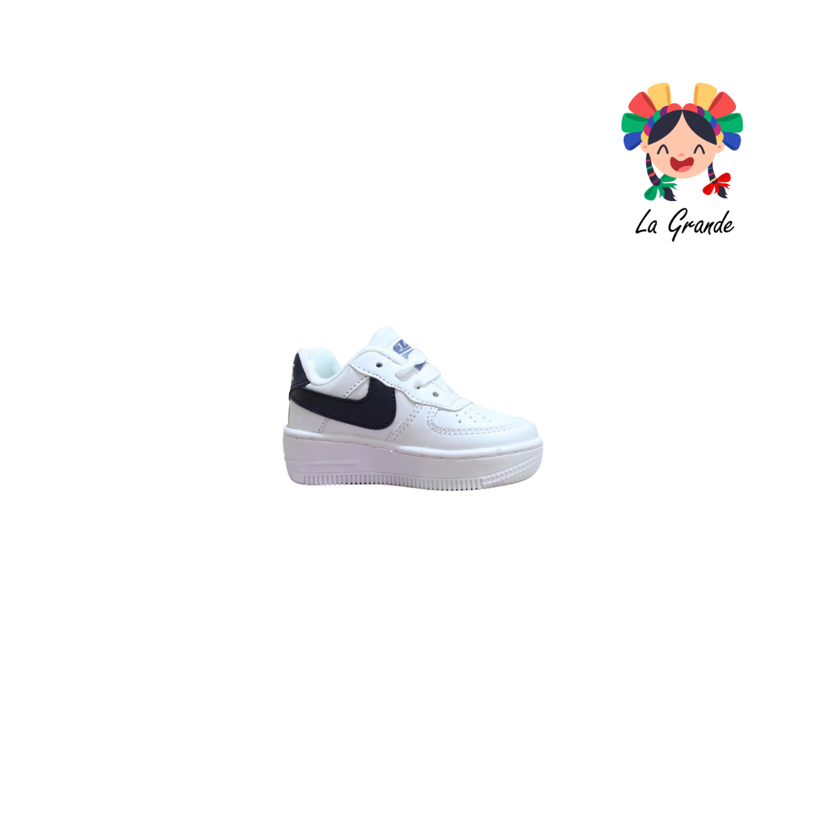 2000 JAG SPORT Blanco Marino Sintético Tenis Casuales para Bebé