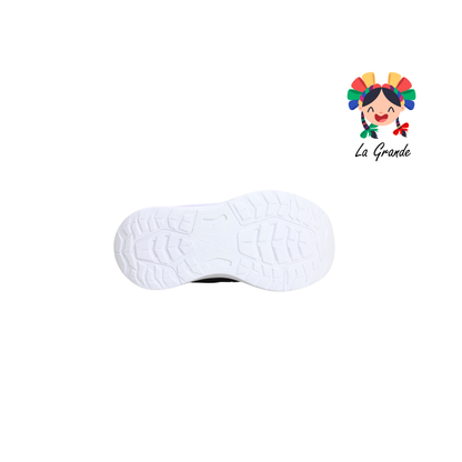 520 PIYINS Negro Lila Tenis Casual para Niña