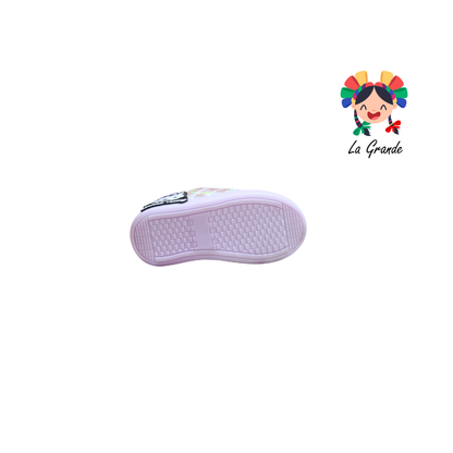 V-040 VANNI CLUB Lila Blanco Sintético Tenis Casual para Niña